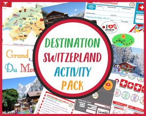Destination Switzerland Activity Pack CASE OF ADVENTURE