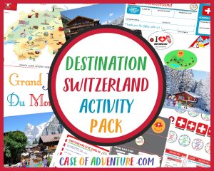 Destination Switzerland Activity Pack CASE OF ADVENTURE