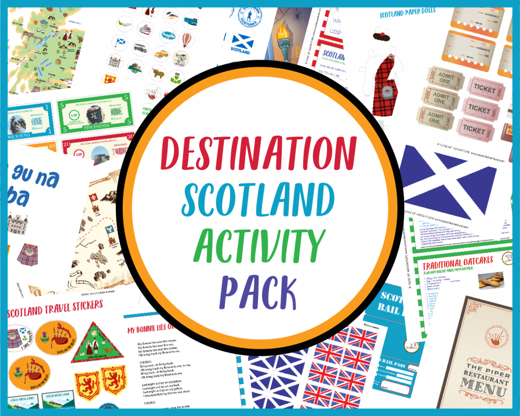 Destination Scotland Activity Pack - Case of Adventure .com