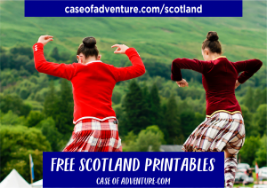 Scotland for Kids Free Printable Pack - Case of Adventure .com
