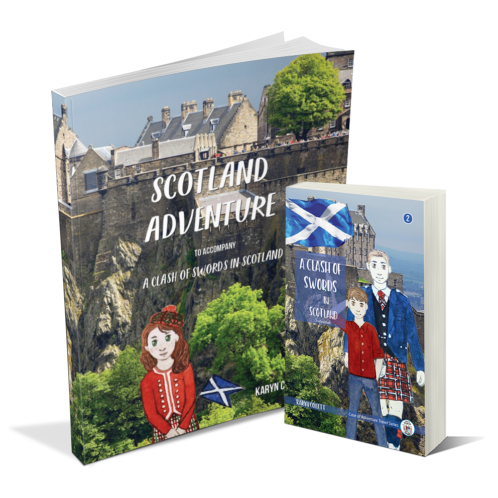 Scotland Adventure with novel A Clash of Swords in Scotland