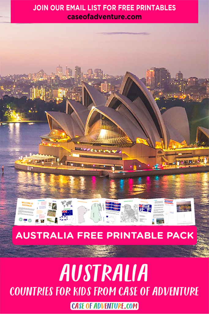 Australia FREE Pack from CASE OF ADVENTURE